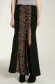 Reformed Alyson Leopard Maxi Skirt
